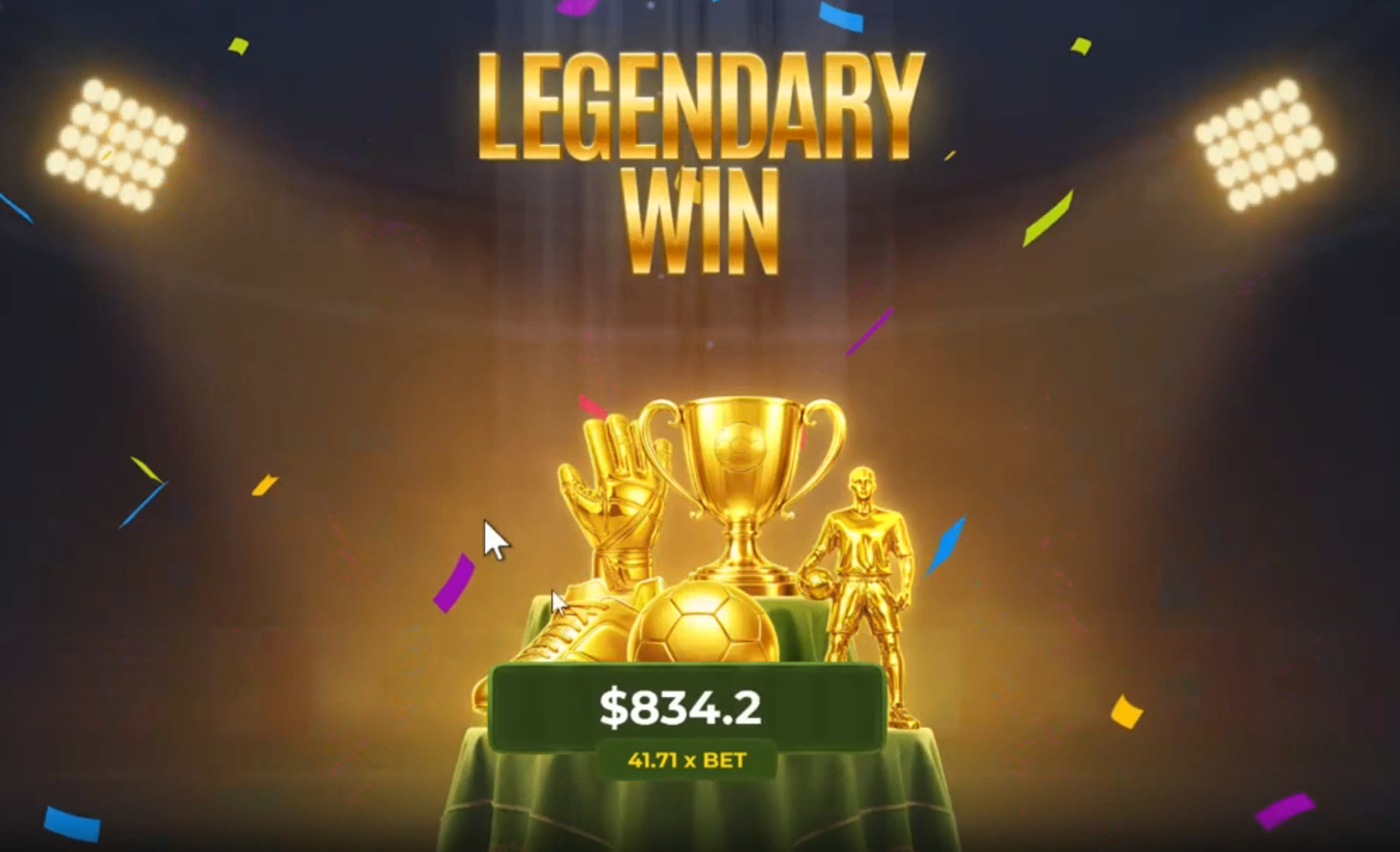 Legendary Win on Penalty Nations Cup — $834.2 cashed out